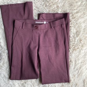 Betabrand Women's Wide Leg Pants - Purple